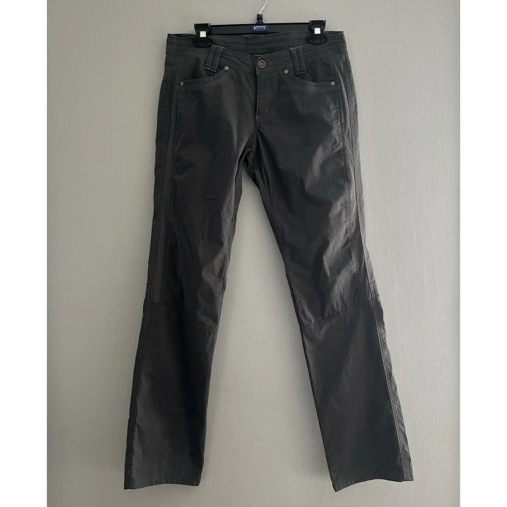 Kuhl Pants Womens Size 8 Regular Gray Outdoor Hiking Stretch Utility Pockets‎